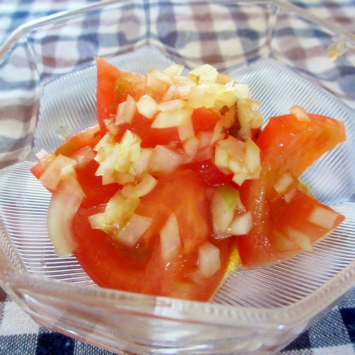 トマトの玉ねぎポン酢マリネ レシピ 作り方 By Mococo05 楽天レシピ